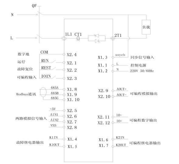 电力调整（功率控制器）应用于恒阻负载（泛指冷热阻抗变化小的负载）(图1)