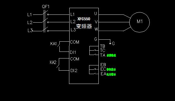 XFC550变频器在移动式破碎机上的应用(图3)